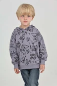Toontoy Erkek Çocuk Oyun Baskılı Sweatshirt thumbnail 8