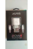 Auris 20W Iphone Uyumlu USB-C to Lighting Şarj Aleti Seti thumbnail 2