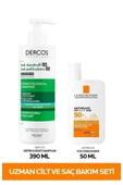 La Roche Posay Uzman Saç ve Cilt Bakım Seti: Anthelios Yüz Güneş Kremi 50 Ml & Dercos Kepek Karşıtı Şampuan 390 Ml - 1