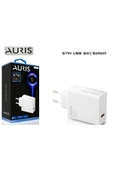 Auris 67 Watt USB Şarj Adaptörü Hızlı Şarj Başlığı 67W Şarj Cihazı Başlık Saliseli thumbnail 3