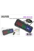 Auris RGB IŞIKLI GAMİNG METAL GÖVDELİ OYUN KLAVYESİ-MOUSE thumbnail 1