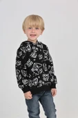 Toontoy Erkek Çocuk Oyun Baskılı Sweatshirt thumbnail 1