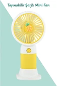 Dr Hana Mini Fan Masaüstü Taşınabilir Telefon Stantlı Vantilatör 2si 1 Arada Güçlü üfleme thumbnail 5