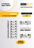 Mexxsun Lityum Akü 48V 100Ah LiFePo4 - 5
