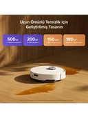 Roborock S8 Pro Akıllı Robot Süpürge Beyaz - 5