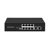 8 Port 10/100 +2 Gigabit Uplink Poe Switch - 1