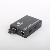 1000 Gigabit SC DX  SM F/O Media Converter (SFP Gerektirmez) - 1