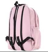 Öğrenci Sırt Okul Çantası Basit Kore Tarzı Kadın Seyahat Çantası YUMUŞAK SU GEÇİRMEZ KUMAŞ PEMBE thumbnail 5