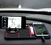 Zhltools Pratik Torpido Üstü Numaratörlü Telefon Tutucu Kaydırmaz Mat thumbnail 2