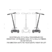 Cool Wheels Cortix Mavi Işıklı 3 Tekerlekli Çocuk Scooter - 3