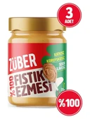 Züber %100 Fıstık Ezmesi 315 gr x 3 Adet - 1