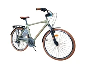 Carraro Elite 704 520H 28 Jant 21 Vites V Fren Metalik Açık Yeşil Kahve Bakır Şehir Bisikleti - 1