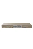 IP-COM - G1118P-16- 250W Unmanaged,16Ge Rj45 Ports Poe,2Gb Sfp Ports 16 Port Poe, 1U Rack M. Metal Case - 1