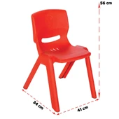 PİLSAN HAPPY SANDALYE 33 CM KIRMIZI - 1