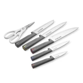 Karaca Yame 12 Parça Servis Setli Bıçak Seti Gri thumbnail 10