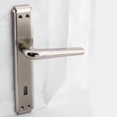 İç Oda Kapı Kolu Aynalı Sağa Sola Uygun Saten Renk Dış Ahşap Pvc Metal Çelik Kapısı Tutamağı 1 Takım thumbnail 6