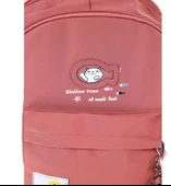 Öğrenci Sırt Okul Çantası Basit Kore Tarzı Kadın Seyahat Çantası YUMUŞAK SU GEÇİRMEZ KUMAŞ KİREMİT thumbnail 4