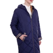 Kadın Kapitone Kapüşonlu Mont thumbnail 4