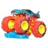 Hot Wheels Monster Trucks 1:64 Arabalar SHARKS vs DINOS MEGA WREX FYJ44-JCD87 thumbnail 1