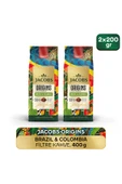 Jacobs Origins Brazil & Colombia Filtre Kahve 200gr x 2 Adet thumbnail 1
