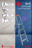 ASVERA 3+1 BASAMAKLI PROFİL MERDİVEN - 1