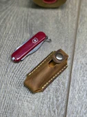 TAMSET Victorinox 58mm Çakılar İçin Deri Kılıf Camel - 3