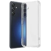 Samsung Galaxy A17 Kılıf Kamera Korumalı Silikon Şeffaf Arka Kapak - 1