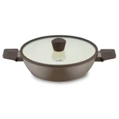 Jumbo Swiss Crystal Brown 7 Parça İndüksiyon Tabanlı Tencere Seti thumbnail 6