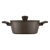 Jumbo Swiss Crystal Brown 7 Parça İndüksiyon Tabanlı Tencere Seti thumbnail 9