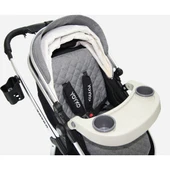 Yoyko City Gri Silver Travel Sistem Bebek Arabası thumbnail 8