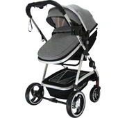Yoyko City Gri Silver Travel Sistem Bebek Arabası thumbnail 4
