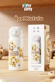 DILLER 600 ML Tek Kapak Çift Kullanım Pipetli/Pipetsiz Taşıma El Askılı Vacum Cup/Çelik Termos -FFD9361-600 - 3