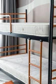 Einstein Metal Ranza + 2 Adet Bambo Yatak – 90x190 cm | Tek Kişilik Yataklı Ayrılabilir Metal Ranza - 5