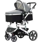 Yoyko Ultimate Gri Silver Travel Sistem Bebek Arabası thumbnail 9