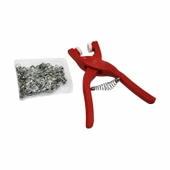 Yuvarlak Halkalı Kuş Gözü Pensesi 9.5 Mm - Bebek Elbise Çıtçıt Montaj Seti - 2