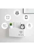 TİNEKE  Beyaz Wifi Kutusu Duvar Asılabilir Sigorta Ve Modem Saklama Kutusu 25x15x6 Cm - 3