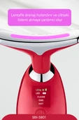 Sinbo SBI-5901 Yüz ve Boyun Bölgesi Sıkılaştırıcı - Kırmızı - 2