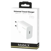 MobiLX M-08 25W Type-C Hızlı Şarj Adaptörü | Samsung, iPhone, Xiaomi, Oppo, Huawei, Reeder Uyumlu - 2