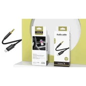 MobiLX M-X02 Lightning to 3.5mm AUX Ses Kablosu – iPhone Uyumlu, Stereo Ses Destekli, Altın Uçlu - 5