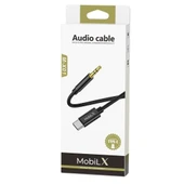 MobiLX Type-C to 3.5mm AUX Ses Kablosu – 1m, Stereo Destekli, Dayanıklı Örgülü Kablo - 2