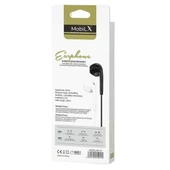 MobiLX ME-02 Beyaz Spor Kulak İçi Kulaklık – Aux Girişli, HD Ses Kalitesi, Tüm Telefon ve Cihazlarla Uyumlu - 3