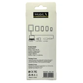 MobiLX MU-09 27W Örgülü Işıklı Type-C to Lightning Hızlı Şarj ve Data Kablosu (1m) - 3