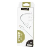 MobiLX MU-01 USB to Lightning Şarj ve Data Kablosu (1m) – iPhone Uyumlu, 3.1A Hızlı Şarj - 2