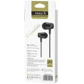 MobiLX ME-03 Beyaz Kablolu Kulak İçi Kulaklık – Aux Girişli, Extra Bass, Tüm Telefon ve Cihazlarla Uyumlu - 3