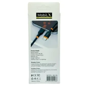 MobiLX MU-08 27W PD Silikon Type-C to Lightning Hızlı Şarj ve Data Kablosu (1m) - 3