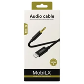 MobiLX M-X02 Lightning to 3.5mm AUX Ses Kablosu – iPhone Uyumlu, Stereo Ses Destekli, Altın Uçlu - 2