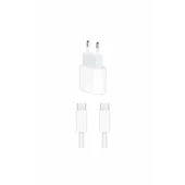 MobiLX M-21 iPhone 15 Pro Max Uyumlu 20W Type-C Hızlı Şarj Adaptörü + USB-C Kablo - 3