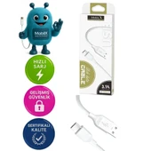 MobiLX USB to Type-C Şarj ve Data Kablosu – 3.1A, Hızlı Şarj, Siyah - 1