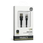 MobiLX Lightning Şarj Kablosu – 1.2 Metre | Hızlı Şarj Destekli | Model: MU-05 - 2
