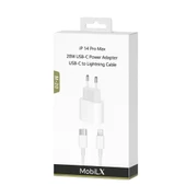 MobiLX M-20 20W iPhone 8–14 Pro Max Uyumlu Hızlı Şarj Adaptörü + USB-C to Lightning Kablo - 2